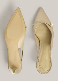 Serena Slingbacks, Champagne, hi-res